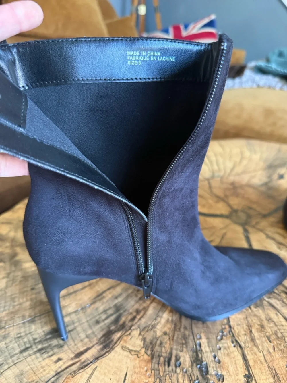 Urban Outfitters Mika Heeled Black Boots